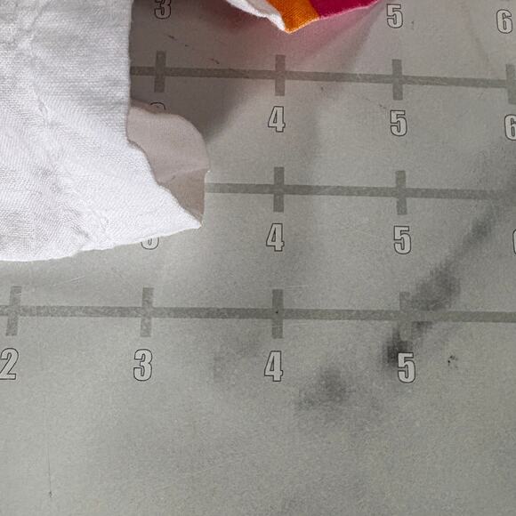 Vintage What a Melon! Shorts Womens M White Hawaiian Hibiskiss Stretch Waist 3" - Picture 8 of 9